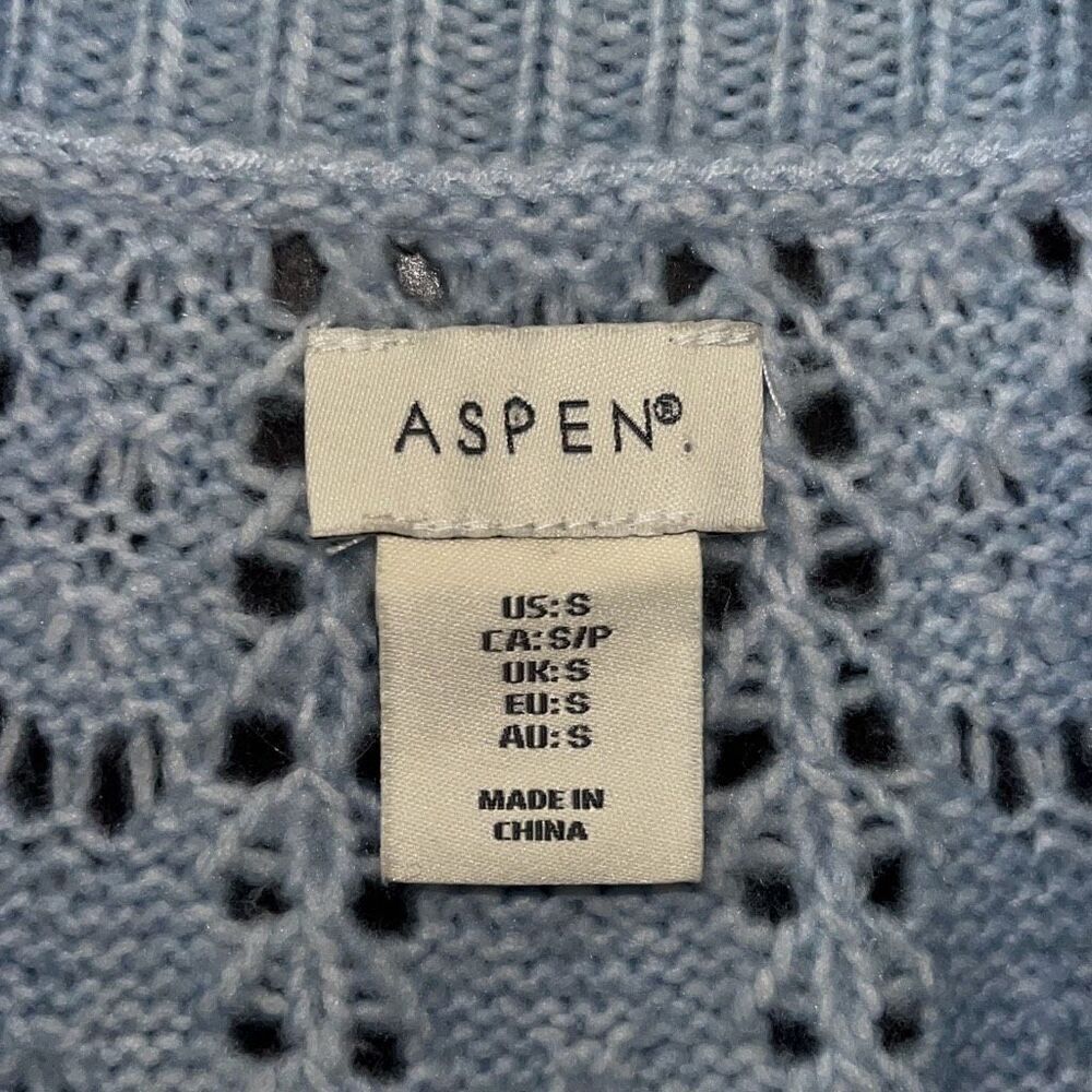 Aspen Light Blue Sweater Small - Picture 2 of 4